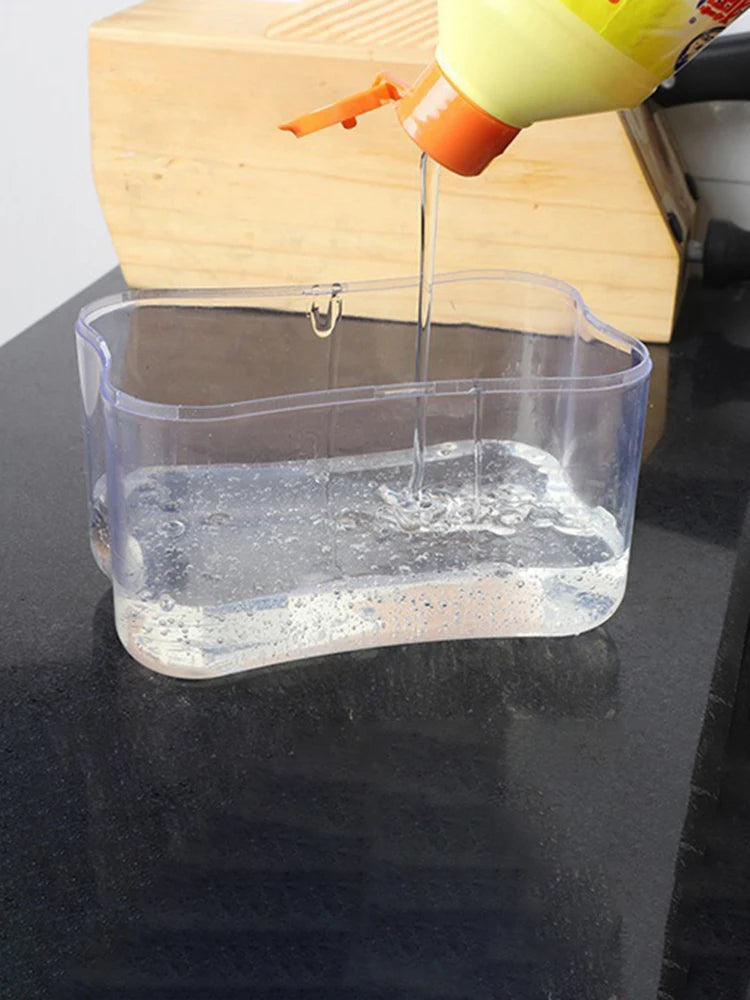 Oppvaskbørste med Såpedispenser - Kjøkken Rengjøringsbørste"