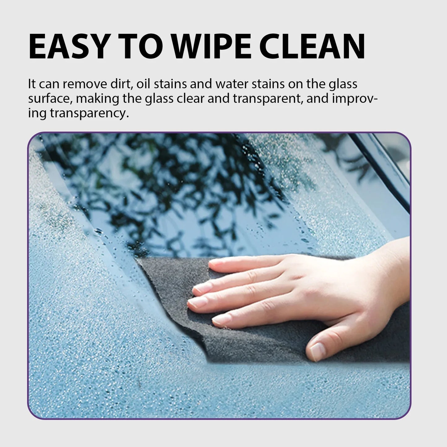 Glassrengjøring Spray - Bad, Dusj, Bil & Speil"