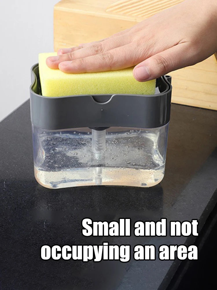 Oppvaskbørste med Såpedispenser - Kjøkken Rengjøringsbørste"