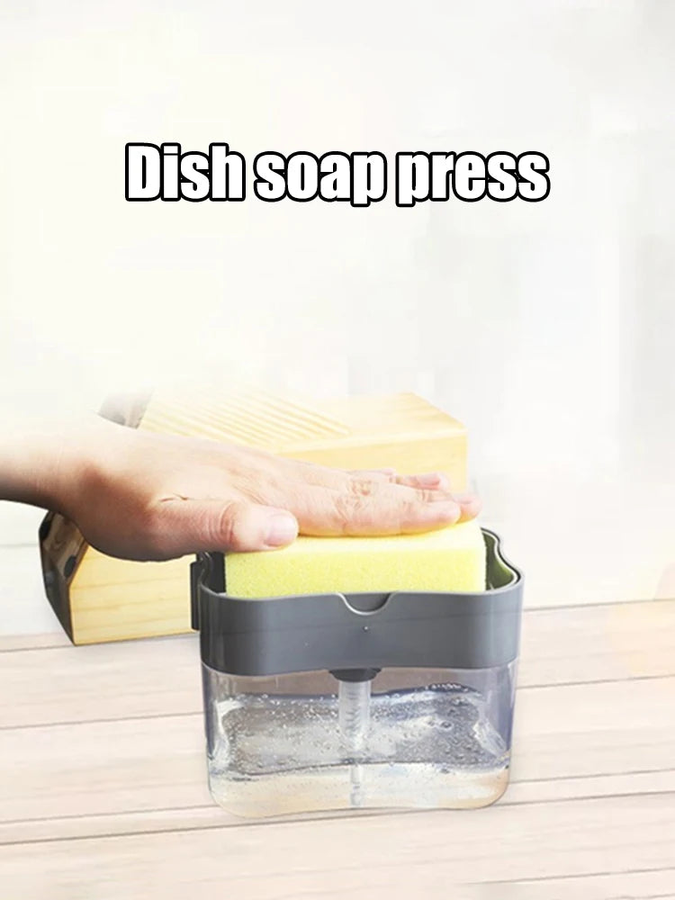 Oppvaskbørste med Såpedispenser - Kjøkken Rengjøringsbørste"